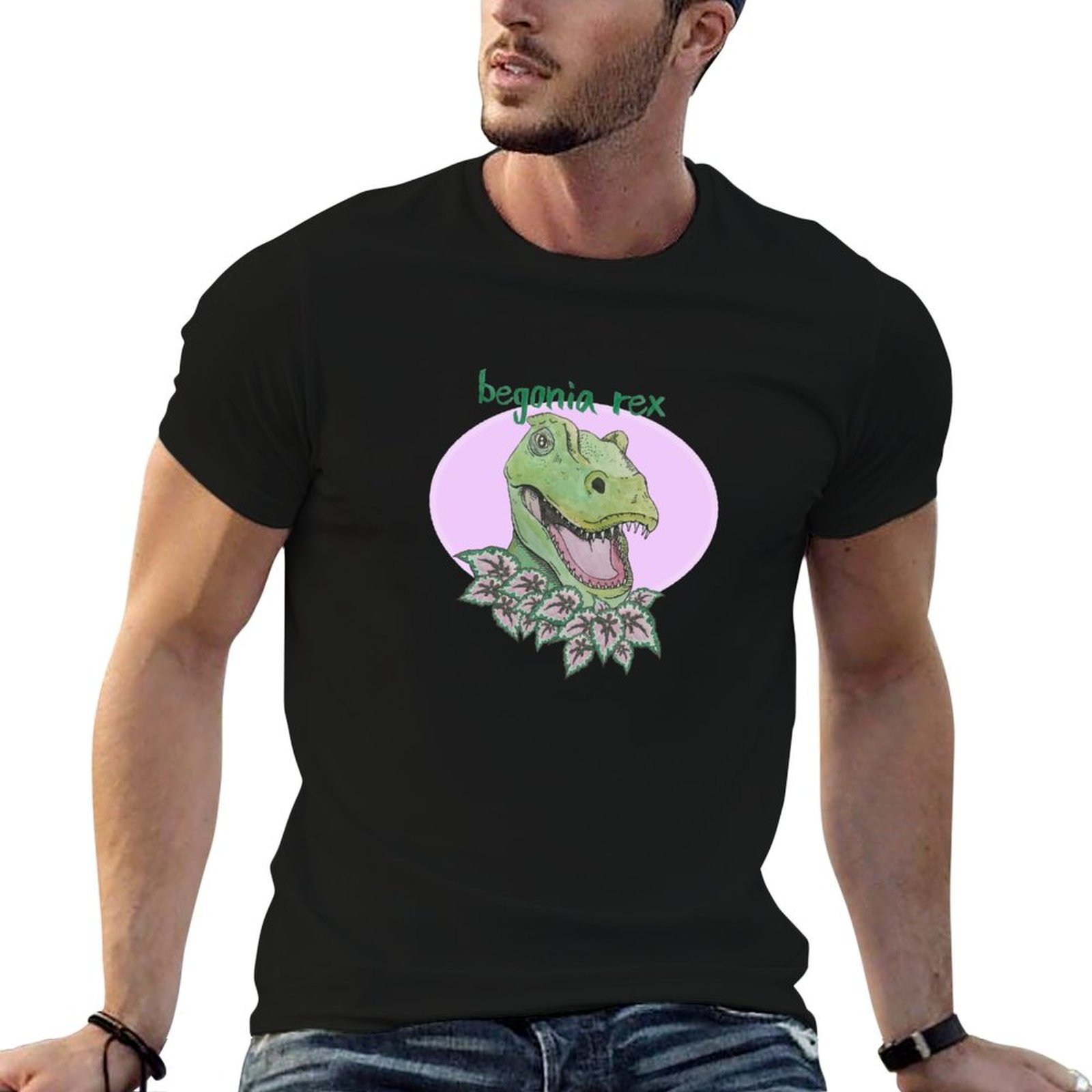 เสื้อยืดลายทีเร็กซ์เบโกเนีย (ส - Begonia Rex บทวิจารณ์และราคา