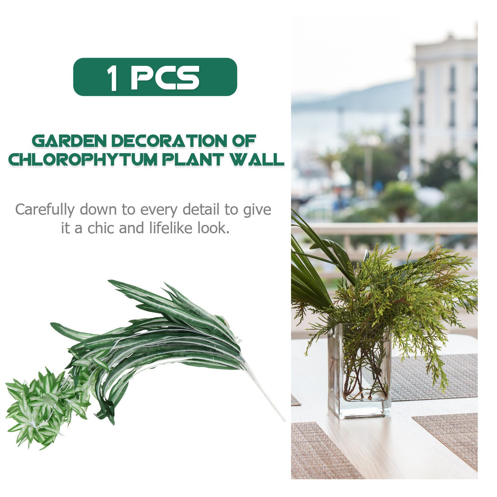 ต้นไม้ประดิษฐ์ลายแมงมุม ต้นไม้ - Spider Plant Hanging บทวิจารณ์และราคา